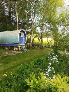 Retraite rustique en bordure de forêt à la campagne