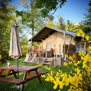 Tente de luxe Safari Tents at Le Ranch Camping et Glamping 1 Rue Des Chalets 19470 Madranges Limousin