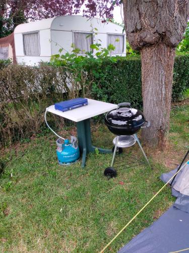 Camping The blue tent rue de la croix de la motte 37800 Marcilly sur Vienne Nouâtre