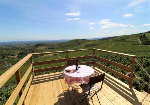 Tiny house au cœur du vignoble beaujolais Fleurie france