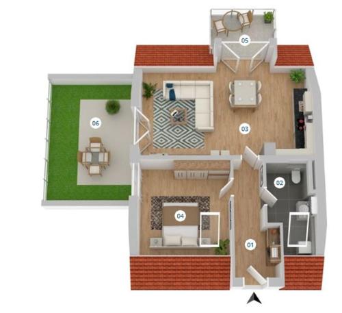 Traumhafte neue Dachterrassenwohnung am Soyener See Soyen allemagne