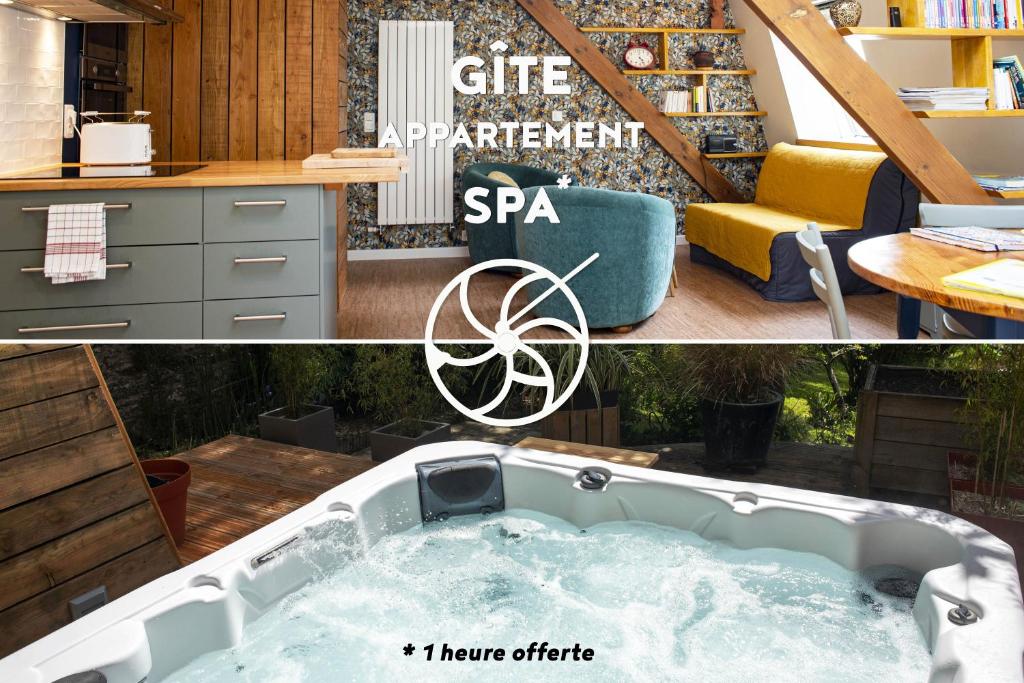 Appartement Ty Puns - Gîte cosy et calme avec spa et jardin 35 Rue de Bréhat, 29600 Morlaix