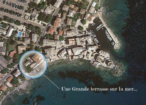 Appartement Une grande terrasse sur la mer Résidence Eden Roc Erbalunga Brando