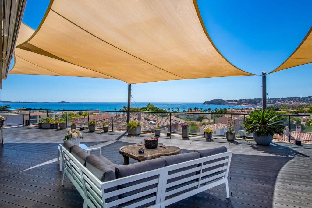 Appartement Very large design cocoon with beautiful sea view 344 Traverse des Galets, 83140 Six-Fours-les-Plages