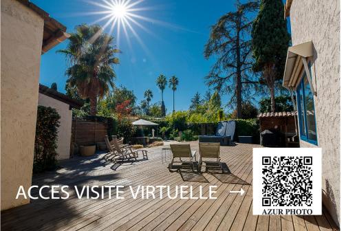 06V - Belle villa 4 chambres - jacuzzi privatif - piscine
