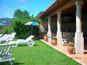 2 bedrooms villa with shared pool jacuzzi and enclosed garden at Pedraca