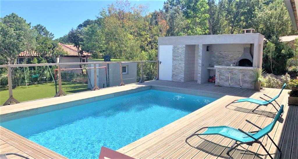 Villa Villa 3 chambres avec piscine proche des piscines naturelles du Cavu Taglio Rosso, 20144 Sainte-Lucie-de-Porto-Vecchio