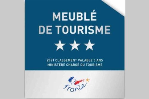 A 600m de la plage 6pers Meublé de tourisme 3 étoiles