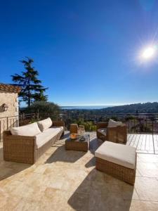 Antibes Villa 4 chambres avec piscine et vue mer