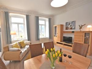 Apartment on the ground floor of a villa in the beautiful Ore Mountains