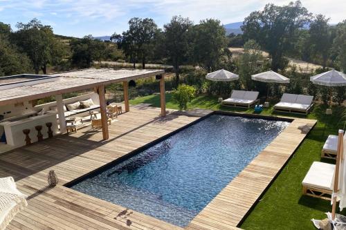 Villa Bambou 12 pers piscine chauffée 10 minutes à pieds plage Sainte-Lucie-de-Porto-Vecchio france