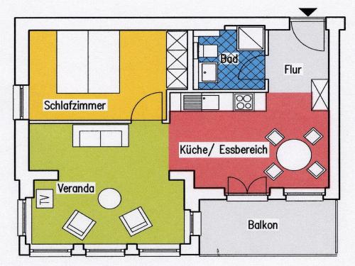 Appartement Villa Bismarckshöhe Wohnung Gertrud 3 Bismarckstraße Ahlbeck