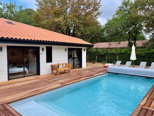 Cap Ferret - Villa Sérénité - piscine, proche Océan et Bassin, classée 4 étoiles Meublé de tourisme