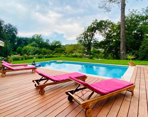 Charmante villa avec piscine au calme, 6 personnes