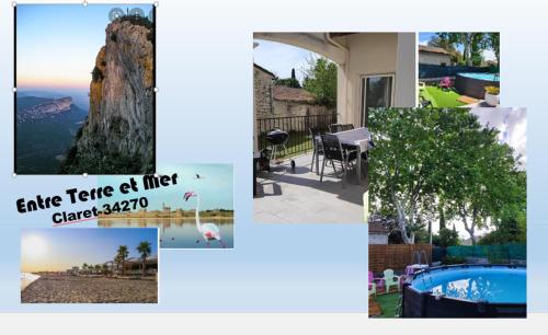 villa Claret au pied du pic st loup Claret france