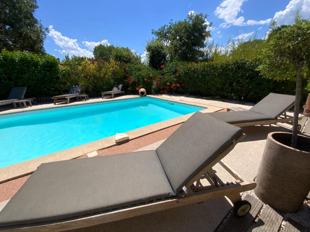 Villa Villa climatisée, piscine privée chauffée, Fitness proche Cannes, Fréjus, St Raphael, Grasse 45 Impasse du Plan Oriental, 83440 Montauroux