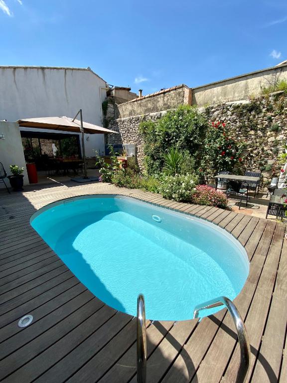 Villa Villa de 2 chambres avec piscine privee jardin clos et wifi a Cournonsec 6bis Rue Maréchal, 34660 Cournonsec