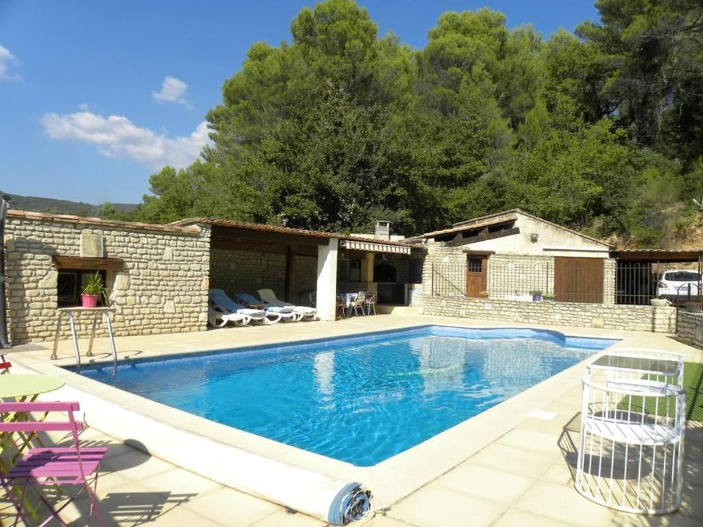 Villa Villa de 3 chambres avec piscine privee jardin clos et wifi a Lioux Le Parrotier Les Vallons, 84220 Lioux