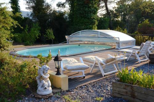 Villa Villa de 4 chambres avec piscine privee jardin amenage et wifi a La Mole 848 Route des Guiols La Môle