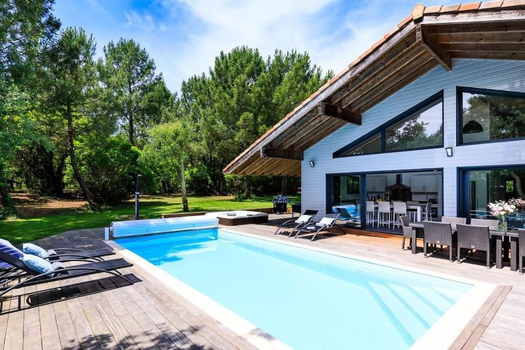 Villa Villa Eau de Roche En Suit Rooms, heated Pool, Sauna Jacuzzi 30 Rue de la Lette, 40660 Moliets-et-Maa