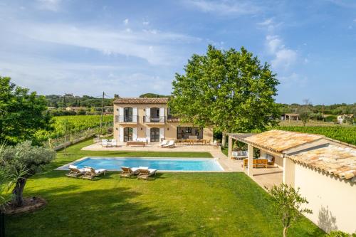 Villa familiale, Plage Tahiti-Tropezina à pied Saint-Tropez france