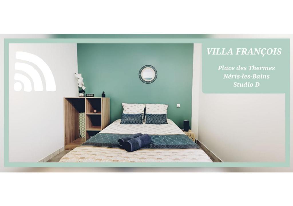 Appartement Villa François - Studio D au pied des Thermes de Néris - Wifi avec fibre 2 Place des Thermes, 03310 Néris-les-Bains