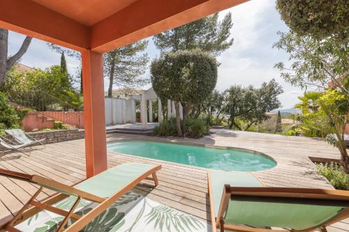 Grande villa, piscine, magnifique vue