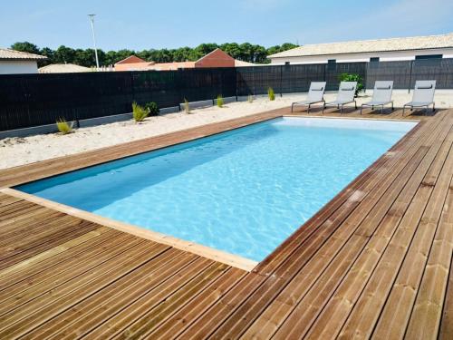 L'Océane Villa 8 pers. PISCINE CLIM WIFI océan