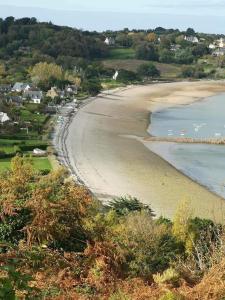 Le Loti : vue mer sur Paimpol et Bréhat