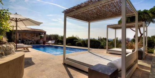 Luxury villa with large pool