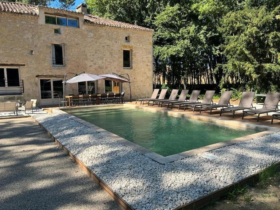 Villa Magnifique villa en pierre avec piscine 1563 route de bax - moulin de canne 47310 Saint-Vincent-de-Lamontjoie