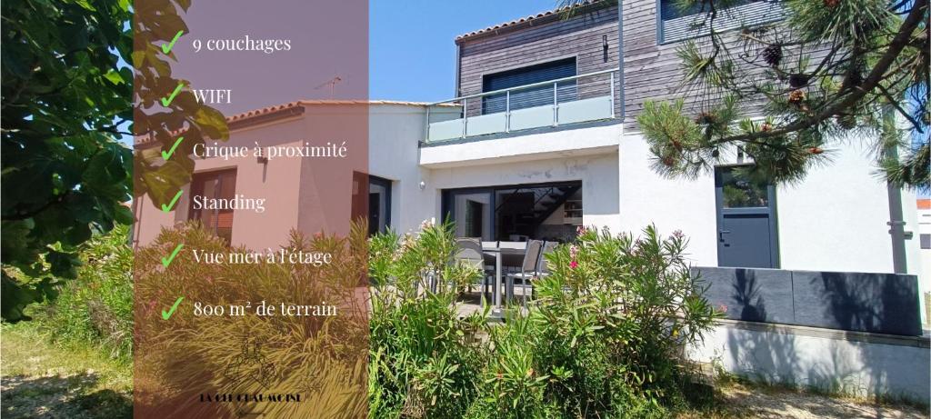 Villa Magnifique Villa-vue mer de l'étage-terrain 800m² - La Clé Chaumoise 5 impasse Colette 85100 Les Sables dʼOlonne