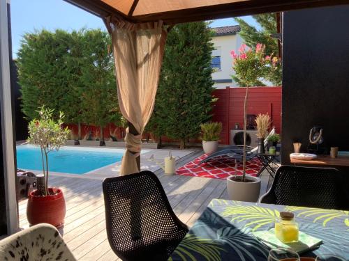 Maison 100m2 avec piscine chauffée à Bordeaux Caudéran