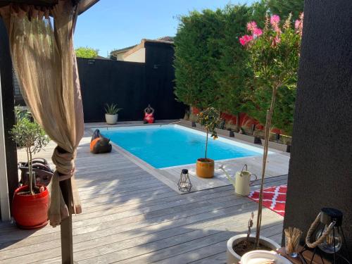 Maison 100m2 avec piscine chauffée à Bordeaux Caudéran