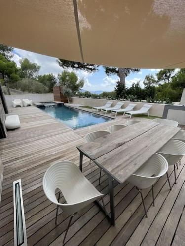 Maison contemporaine vue mer