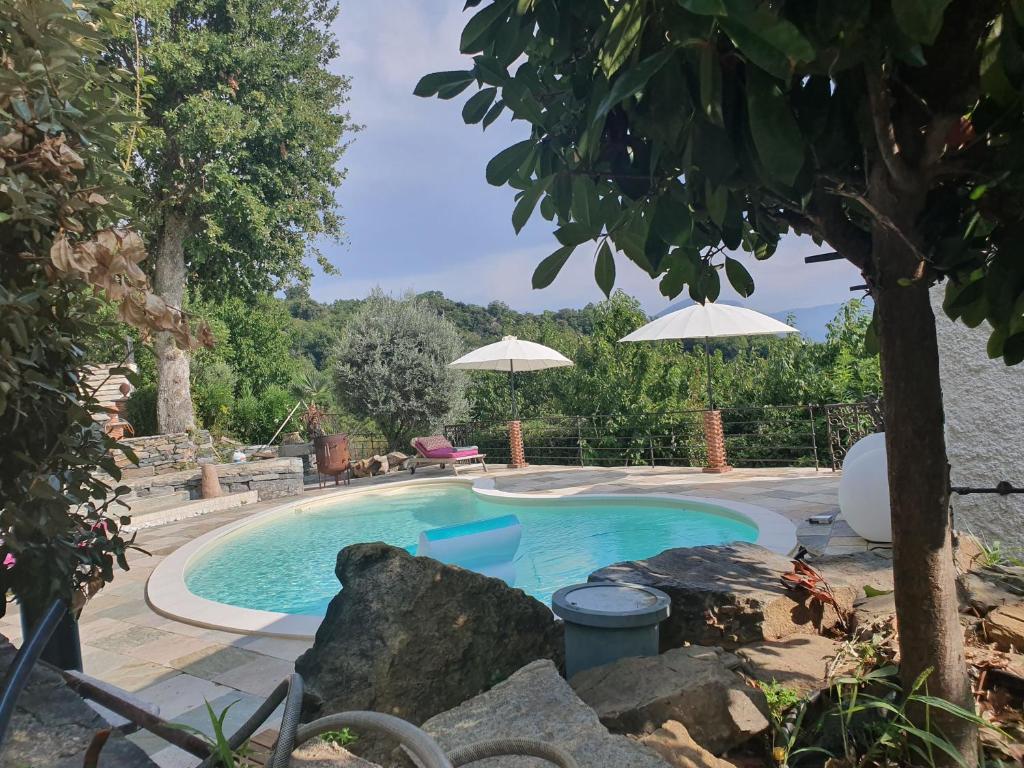 Villa maison de charme avec piscine et vue exceptionnelle Lieu dit erbaghju 20290 Scolca
