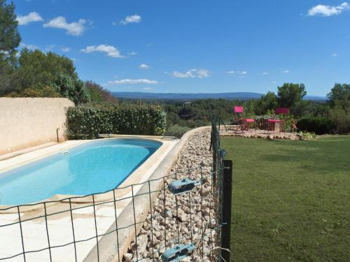Modern villa in Beaumes De with heated private pool