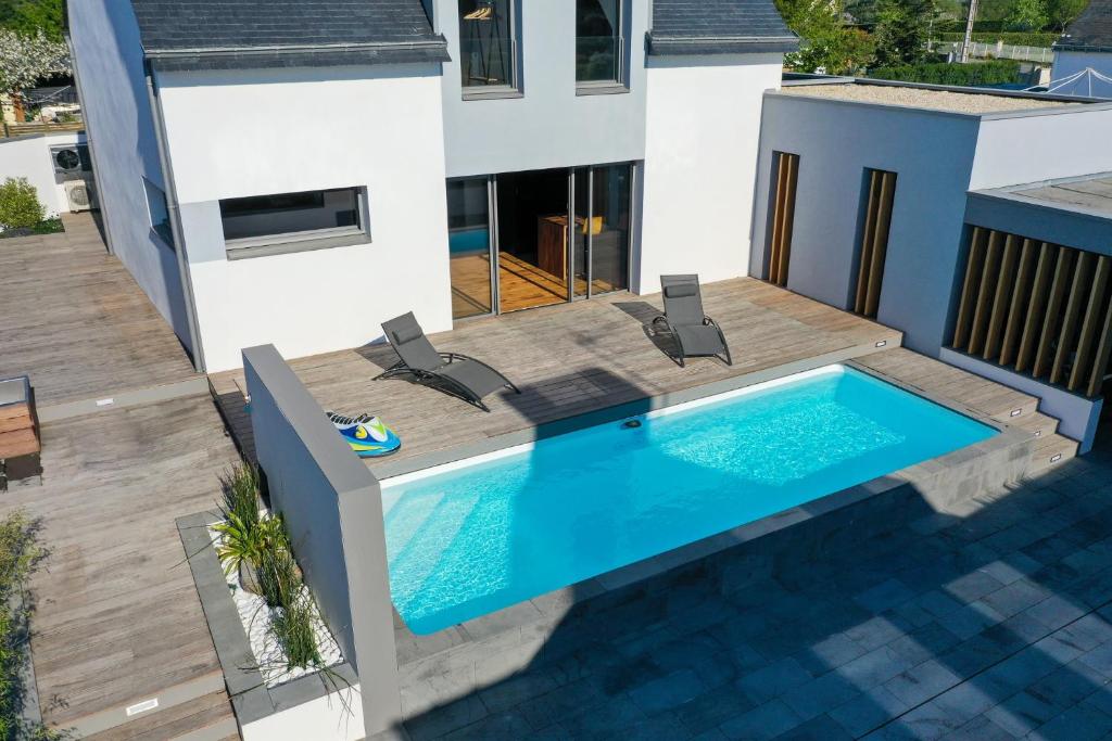 Maison de vacances Villa Nymphéa - maison avec piscine chauffée St Gildas de Rhuys 38 A rue du Cossay, 56730 Saint-Gildas-de-Rhuys