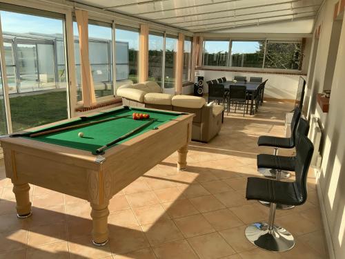 Piscine chauffée Villa mouettes de Loire