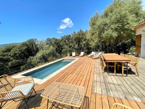 Villa piscine Sagone Paradise avec magnifique vue mer Sagone france