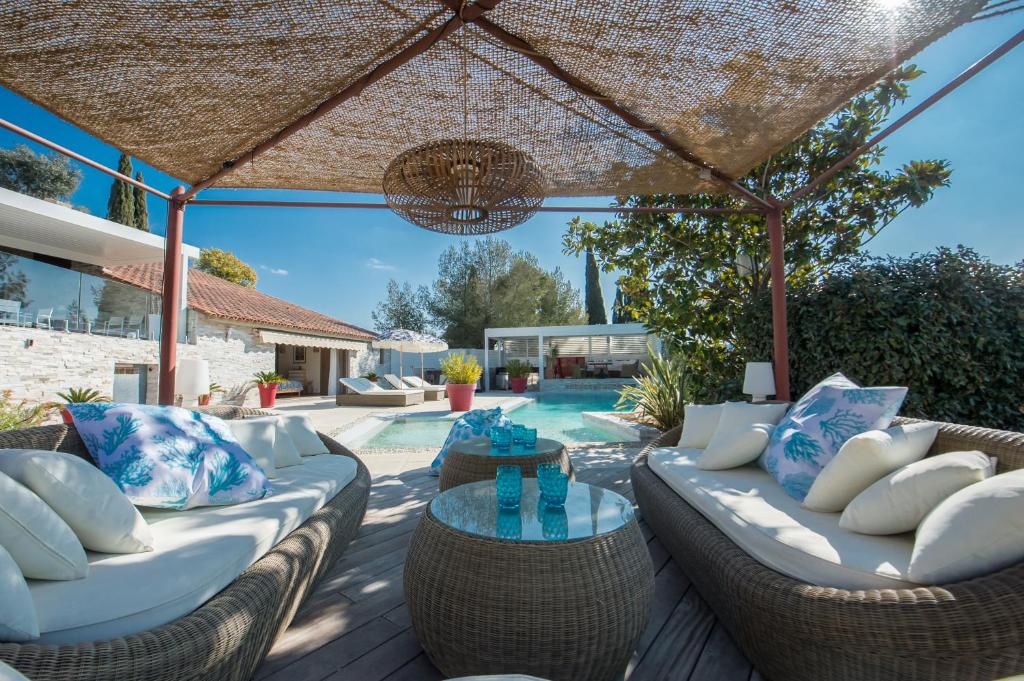 Villa Villa Secret d'Azur Un paradis avec Piscine et Spa 100 Chemin des Ladres, 83740 La Cadière-dʼAzur