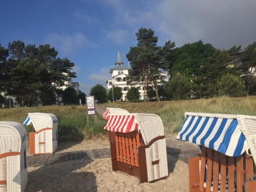 Appartements Villa Seeblick Binz Strandpromenade 44 Erdgeschoss mit den Wohnungsnummern 1, 3, 11 und 13 Binz