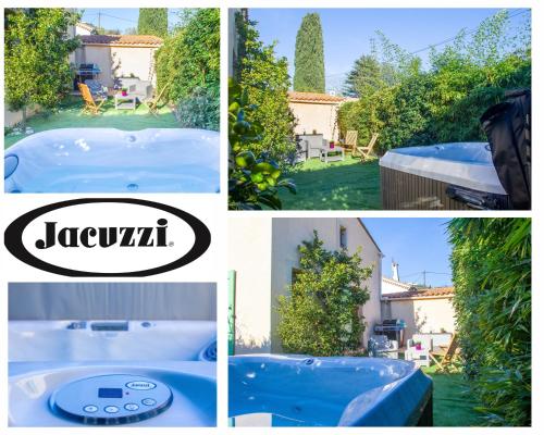 SFJ-VARBNB-VILLA -JACUZZI-TERRASSES-JARDIN-CLIM