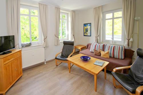 Appartement Villa Strandmuschel Nr 08 inkl Sauna-Schwimmbadnutzung im AHOI Sellin Wilhelmstrasse 9 Göhren