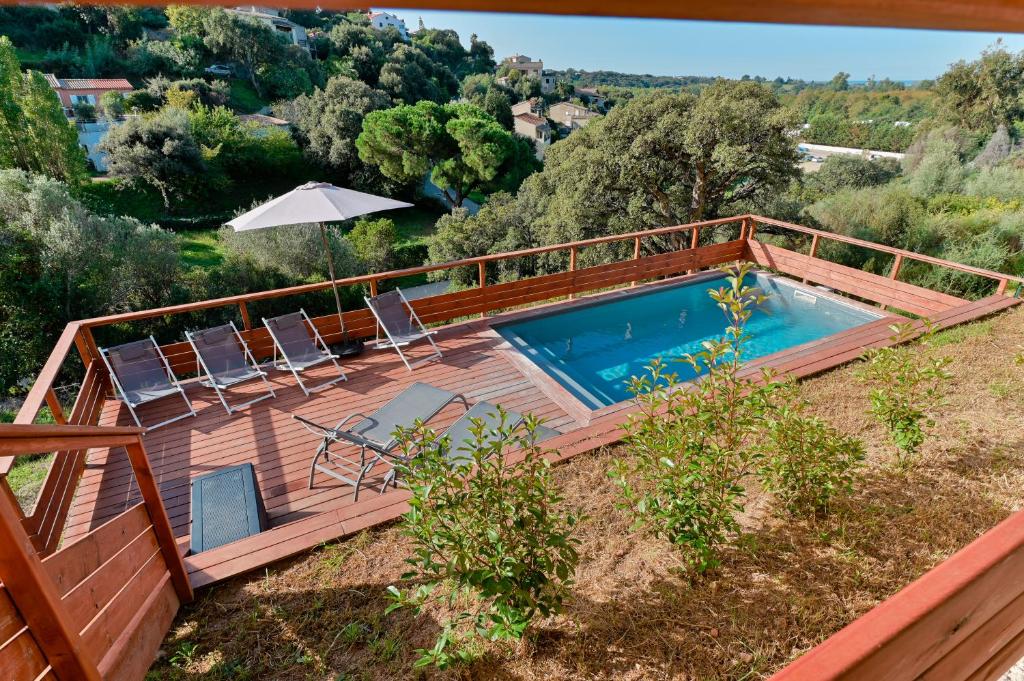 Villa Villa Terrasse et Piscine à l'entrée de Porticcio Capitoro, 20117 Cauro