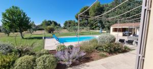 Villa 4 chambres Spa Sauna Piscine chaufée boulodrome LA BASTIDE DE LUSON