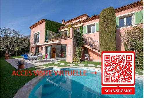 Villa 8 pers avec piscine - La Belle Vie - 20 min de Nice