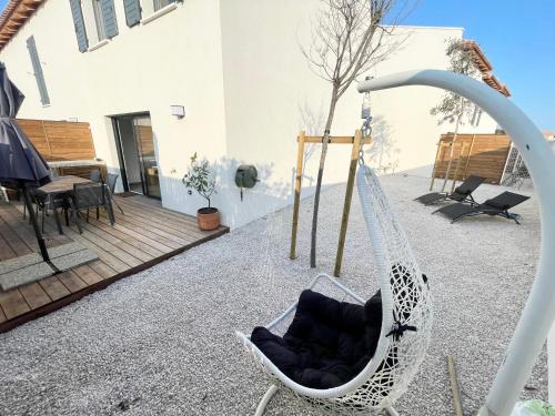 Villa 8 personnes bord de mer climatisée