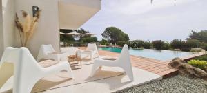 Villa Acqua 12 pers piscine chauffée accès direct plage