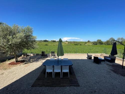 Villa avec vue sur vignes à 15min des plages